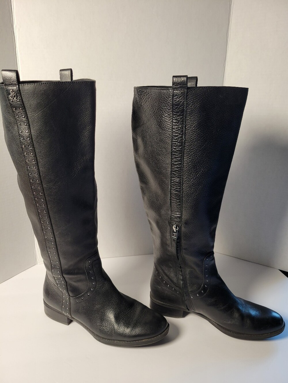 Womens Sam Edleman Prina Studded Riding Boot